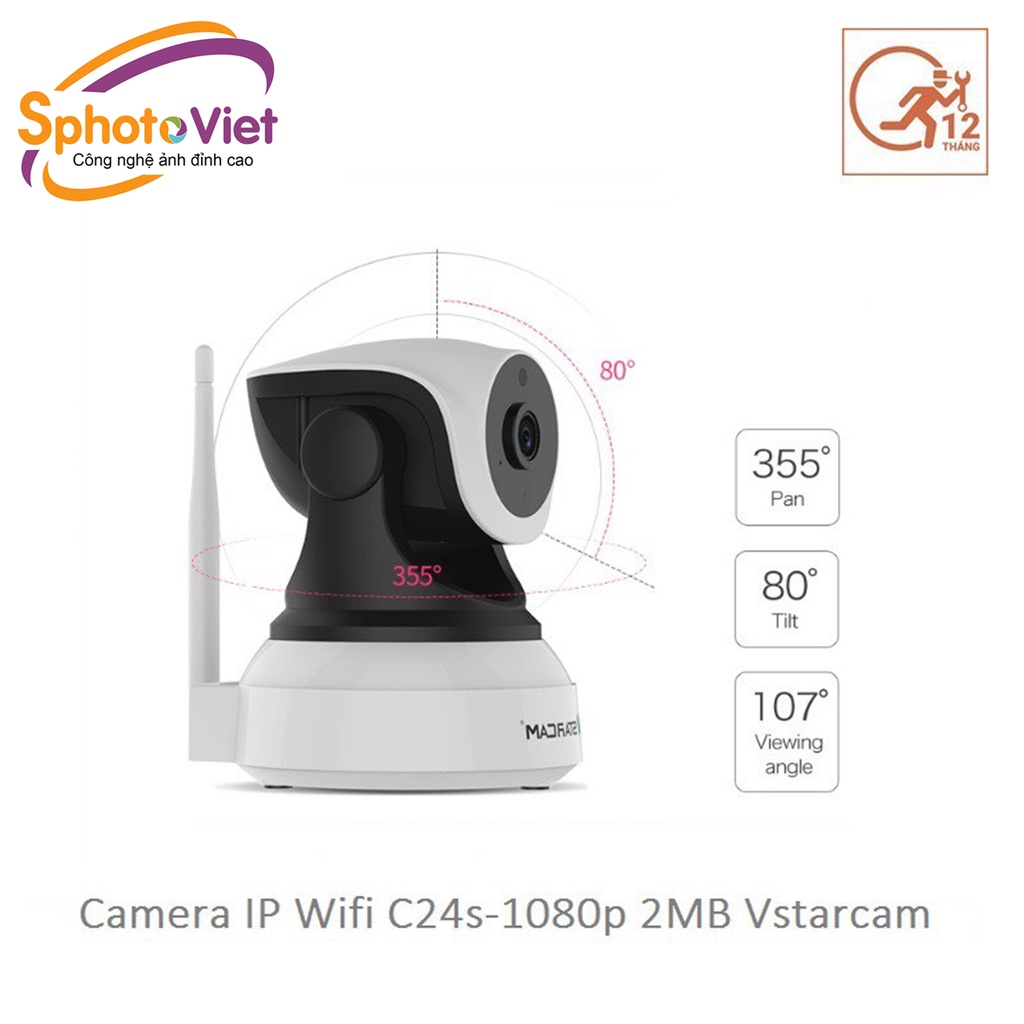 Camera wifi IP Vstarcam C24s Full HD 1080P