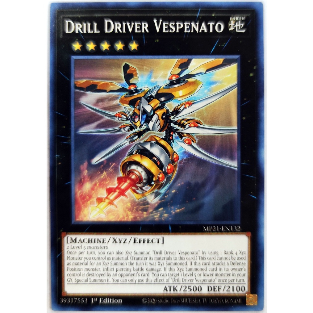 [Thẻ Yugioh] Drill Driver Vespenato |EN| Common