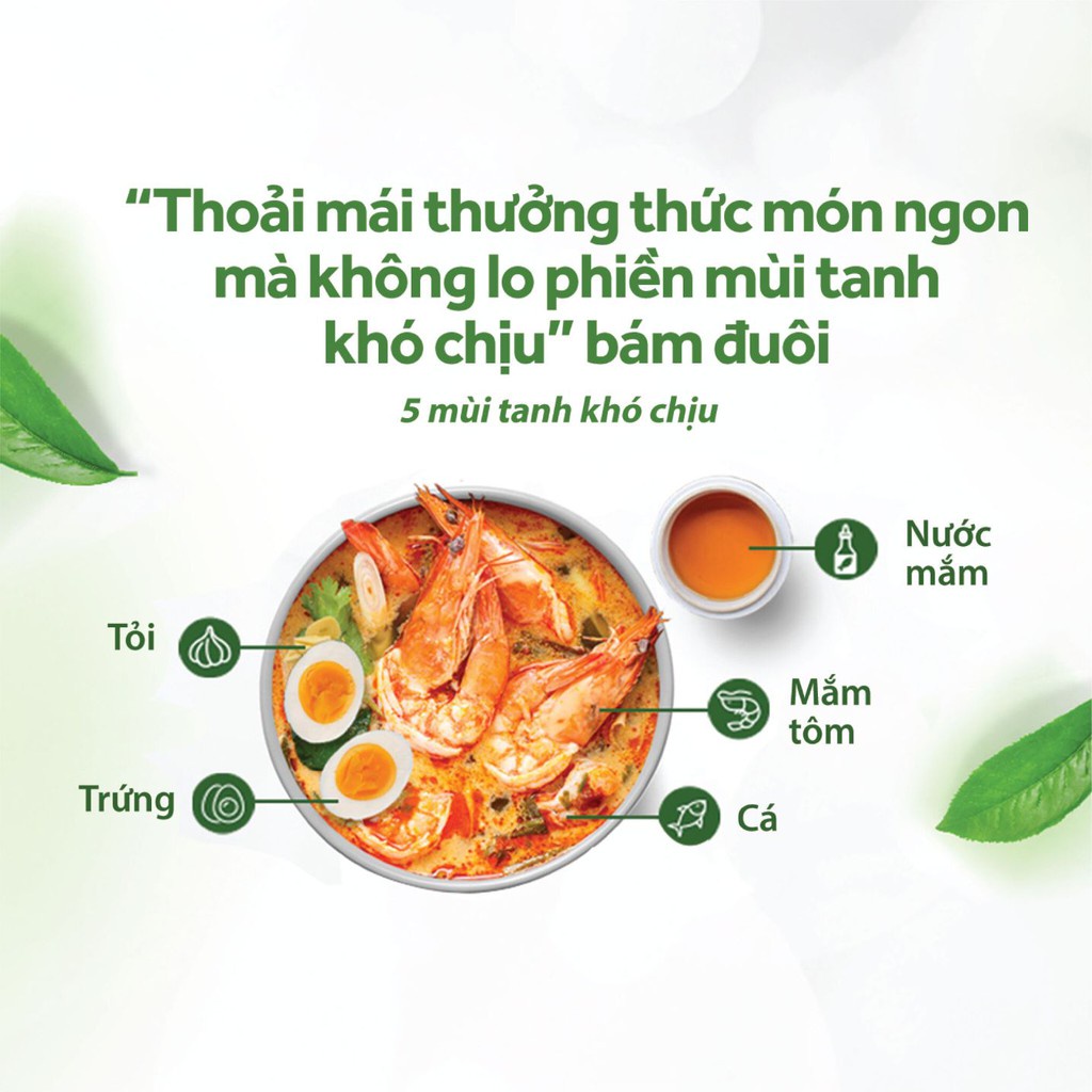 Nước rửa chén Sunlight Khử mùi tanh matcha trà nhât Chai 750g