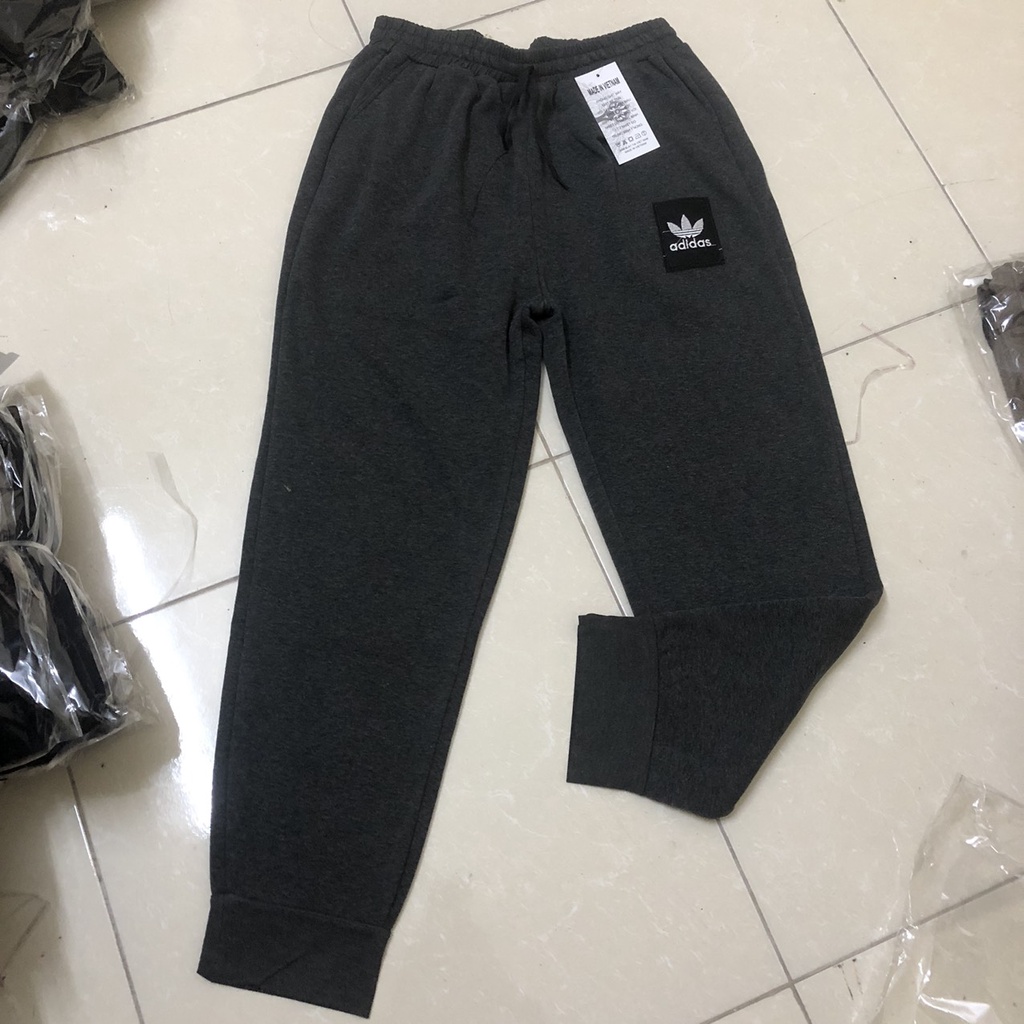 Quần nỉ lót lông nam siêu ấm chống chọi đại hàn dáng Jogger thể thao chất dày dặn co dãn tốt