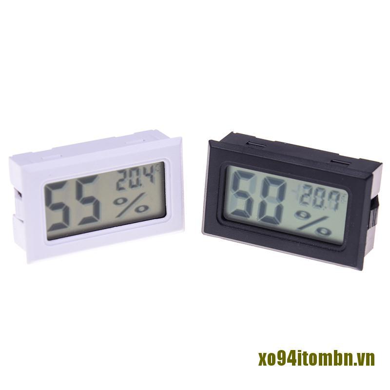 Máy Đo Độ Ẩm Và Nhiệt Độ Không Khí Cỡ Nhỏ Màn Hình Lcd