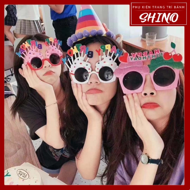 Mắt Kính Happy Birthday Vui Dùng Cho Tiệc Sinh Nhất