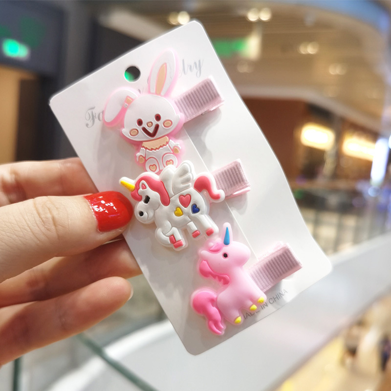 Set 3 Kẹp Tóc Xinh Xắn Cho Bé Gái