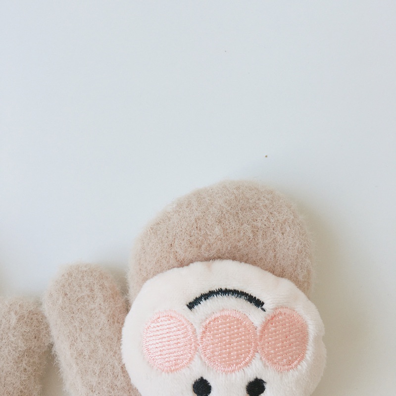 Găng tay len cho bé gái bé trai từ 1 đến 3 tuổi, găng tay trẻ em đính kèm gấu bông nhiều mẫu lựa chọn