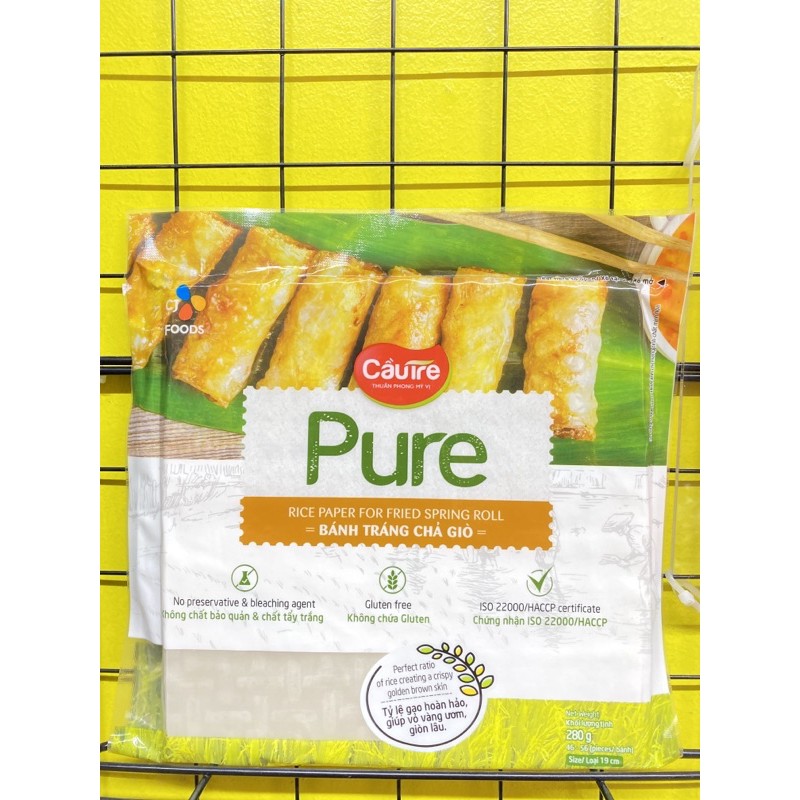 Bánh tráng chả giò 19cm Cầu Tre gói 280g | BigBuy360 - bigbuy360.vn