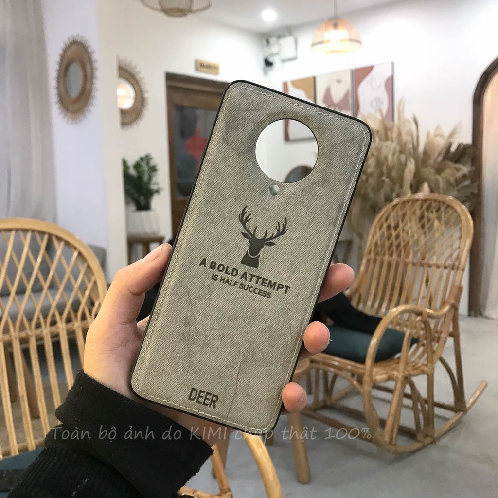 (ẢNH THẬT) Ốp XIAOMI K30 / K30 5G , K30 PRO , K40 , K40 PRO phủ vải deer xám