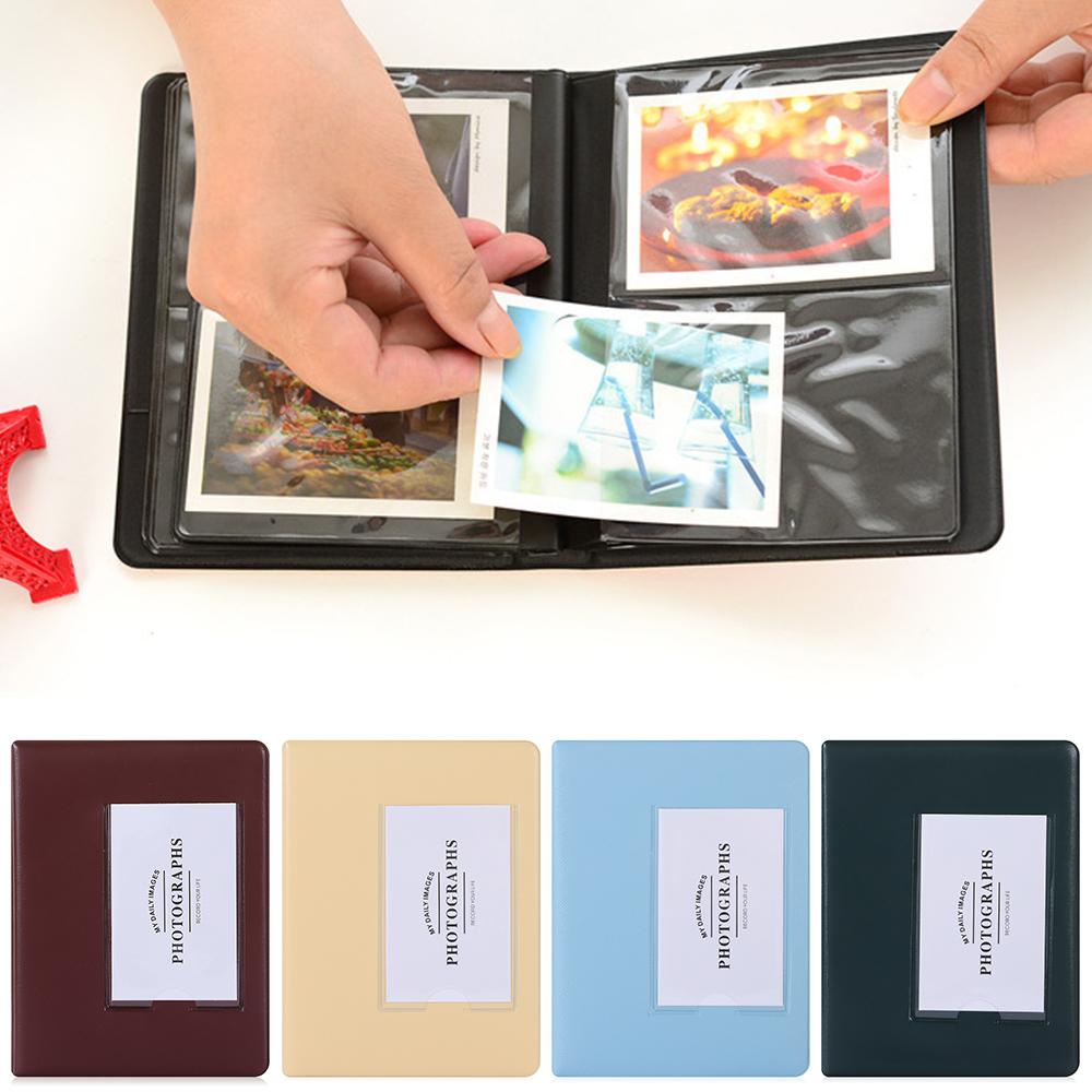 LANFY Album Ảnh 3 inch 64 Ngăn Có Thể Thay Thế Cho Polaroid Giá Đỡ