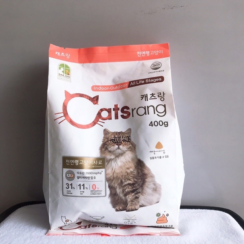 [400gr zin] Hạt Catsrang Cho Mèo Con và Mèo Lớn