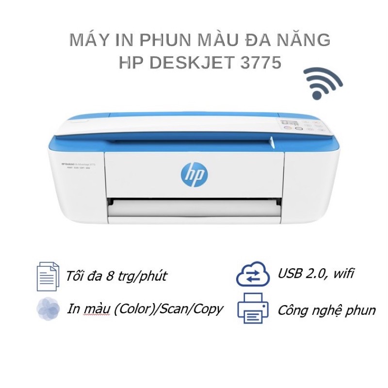 [Còn BH 11 tháng] THANH LÝ Máy in Wifi HP Deskjet 3775 J9V87B