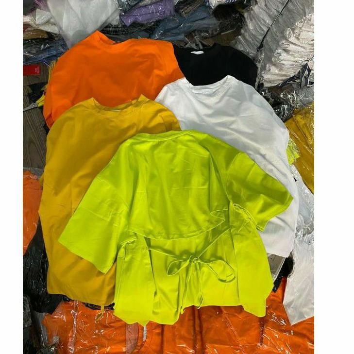 Áo thun kiểu 3/4 chất vải cotton