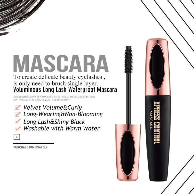 Mascara Sợi Tơ 4D Cocute Lâu Trôi Tạo Hàng Mi Dày Cong 10g