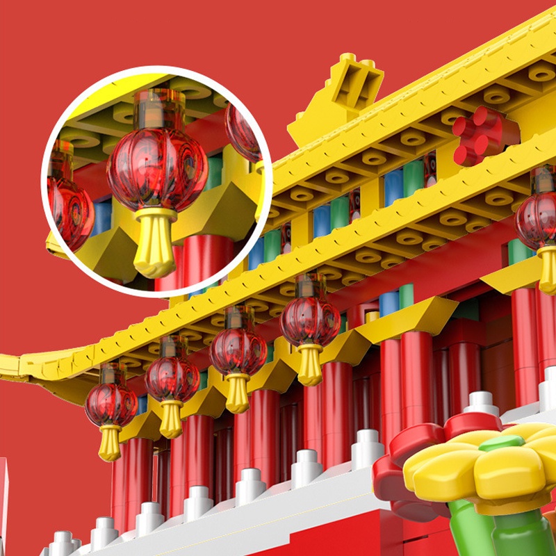Bộ Đồ Chơi Lắp Ráp Mô Hình Nhân Vật Tian 'S Anmen Cỡ Lớn M2002