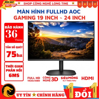 Màn hình máy tính aoc fullhd 24 inch ~ 19 inch - new chính hãng bảo hành 12 tháng