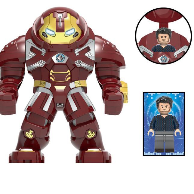 Mô Hình Đồ Chơi Lego Iron Man Hulkbuster Mark 44 + Mark 42