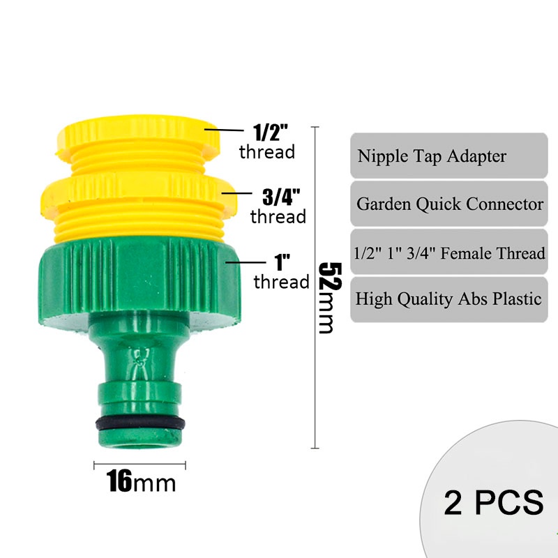 Đầu Nối Vòi Nước 1/4" 1/2" 1" 3/4" Đầu Đực Chuyên Dụng