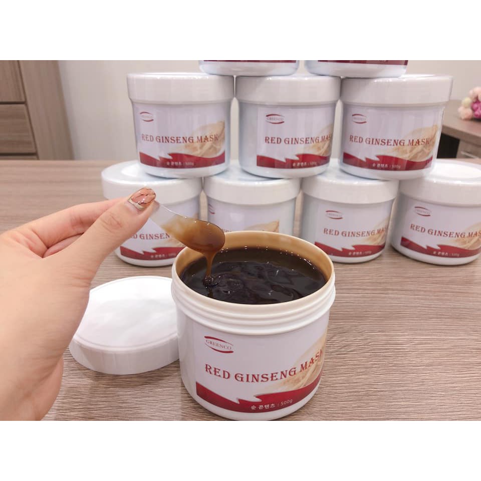 Mặt nạ colagen hồng sâm