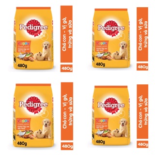 combo 4 gói thức ăn chó con 400gr