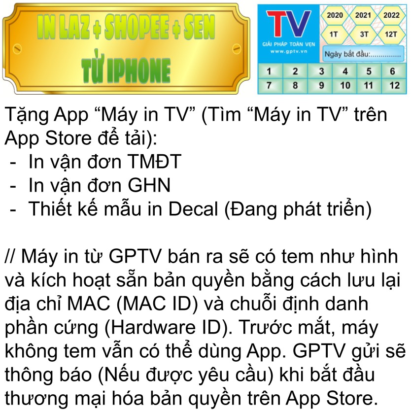 XP-420B [LAN+USB] máy in vận đơn TMĐT, phiếu gửi hàng, tem decal giá tiền, trà sữa, tự thiết kế khổ 115mm | BigBuy360 - bigbuy360.vn