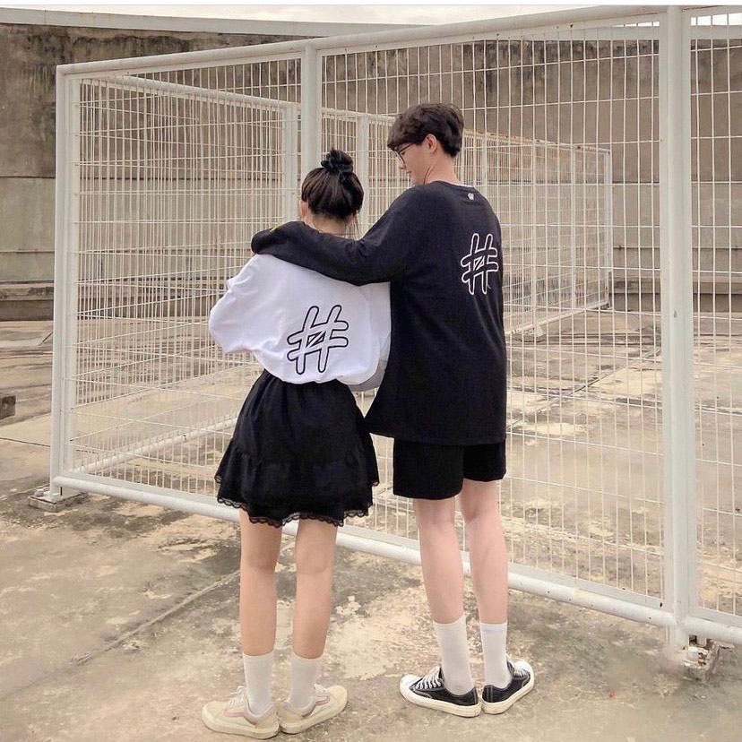 Áo thun tay dài form rộng HASTANG Áo thun unisex mặc đôi mặc nhóm - CUTE_ZOO