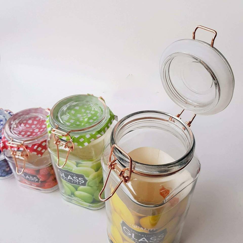 Hũ thủy tinh Sodalime Lock&Lock dung tích 700ml - 2L LLG515 LLG516 LLG517 LLG518 | BigBuy360 - bigbuy360.vn