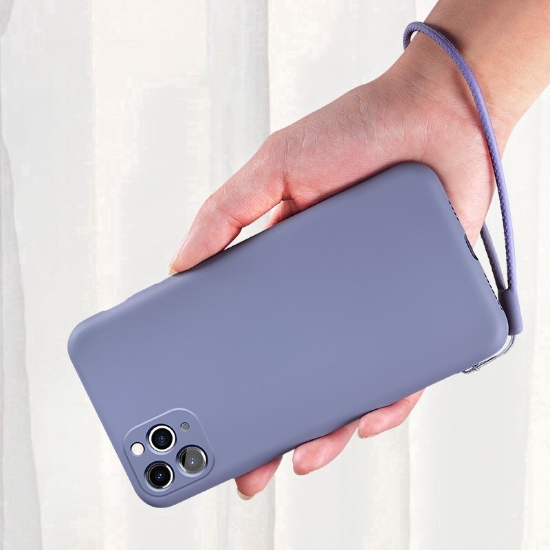 Ốp điện thoại với dây đeo phong cách đơn giản cho iPhone 11 / Pro / Max