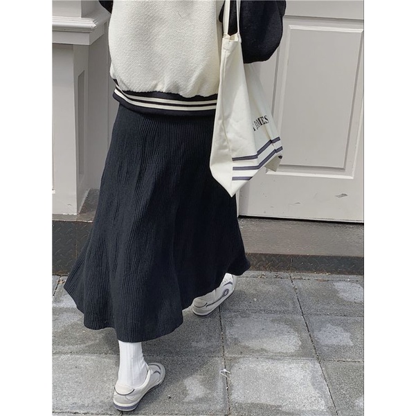 Chân váy len dài siêu Hàn Quốc nhiều màu