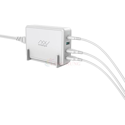Sạc đa cổng Innostyle Gomax Pro 3USB 1Type-C PD80W IC80-4PD - Hàng chính hãng