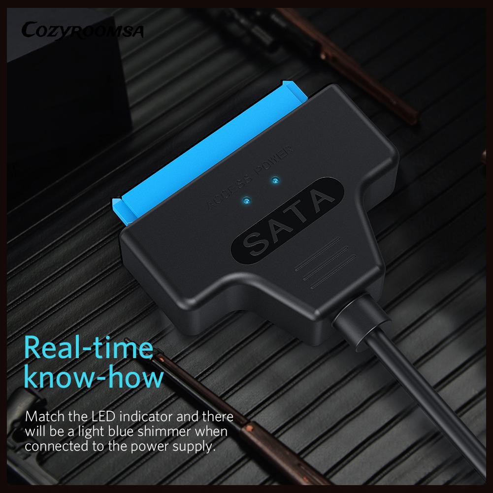 Bộ Chuyển Đổi Ổ Cứng Sata Sang Usb 3.0 2.5 Inch Sata Ssd Tiện Dụng + Phụ Kiện