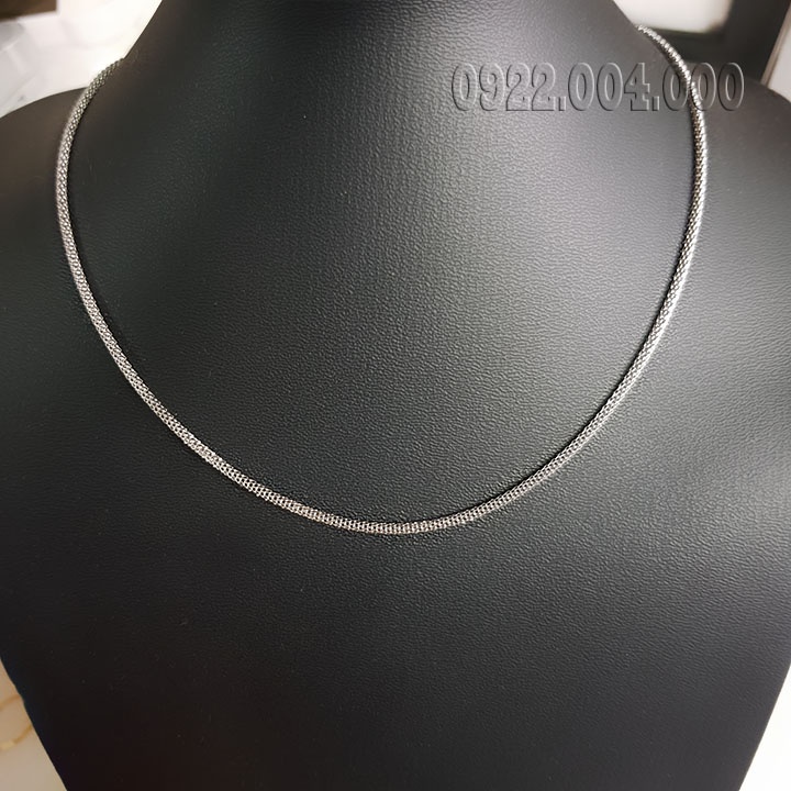 Dây chuyền dạng lưới bảng tròn DZ1820.