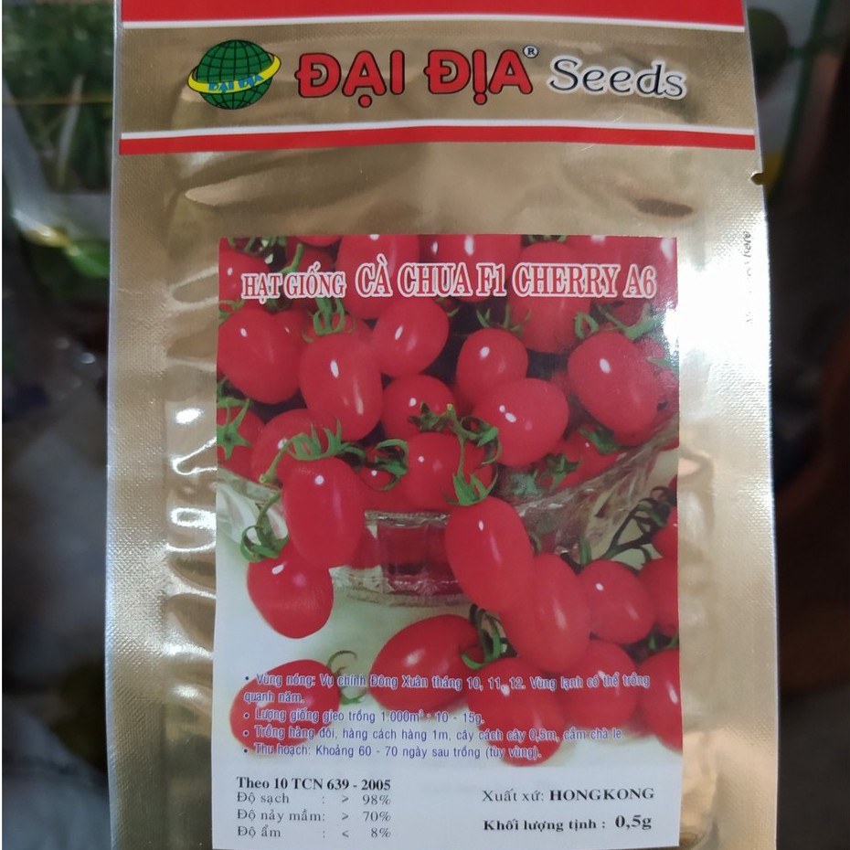 Hạt Giống Cà Chua Cherry ( Cà Chua Pi) (0.1g)