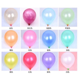 Bóng bay túi 100 quả 1,2 gram giá sỉ ( trộn các màu)