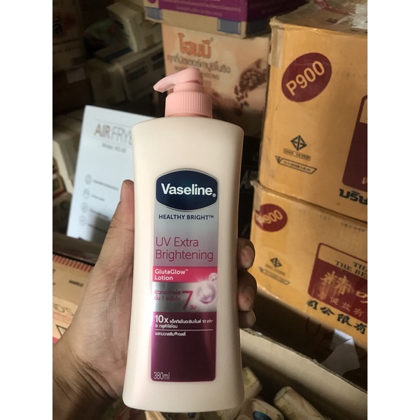 Sữa Dưỡng Thể Trắng Hồng Vaseline UV Lightening 10X Thái Lan 380ml