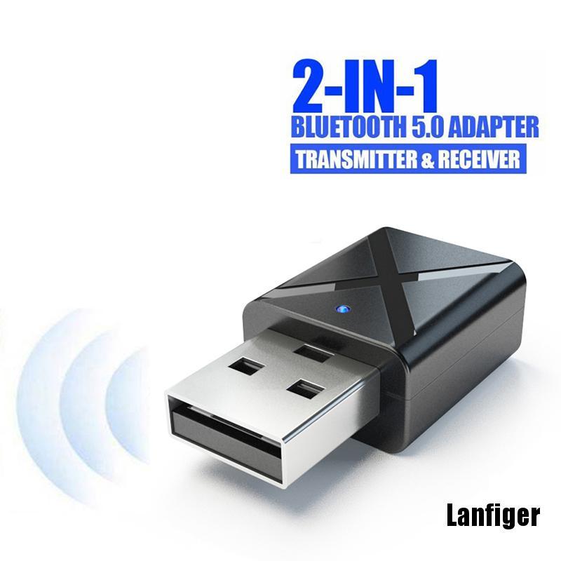Thiết Bị Thu Phát Âm Thanh Bluetooth Không Dây 2 Trong 1 Usb 5.0 Cho Xe Hơi
