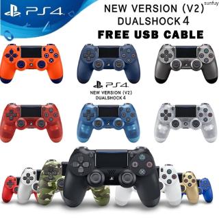 Tay cầm điều khiển chơi game bluetooth không dây cho ps4 4