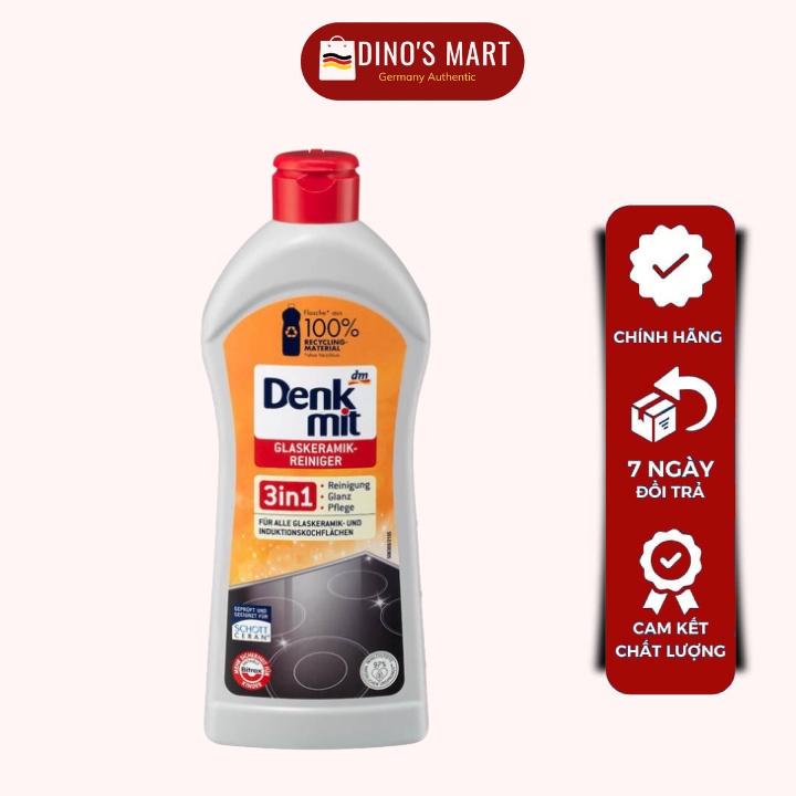 Dung Dịch Vệ Sinh Bếp Từ, Bếp Điện Denkmit, Đức 300ml
