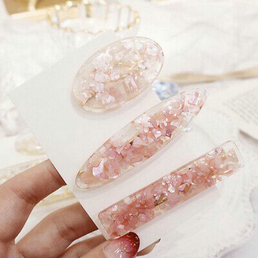 Kẹp tóc chất liệu Acrylic kiểu dáng vintage thời trang nữ