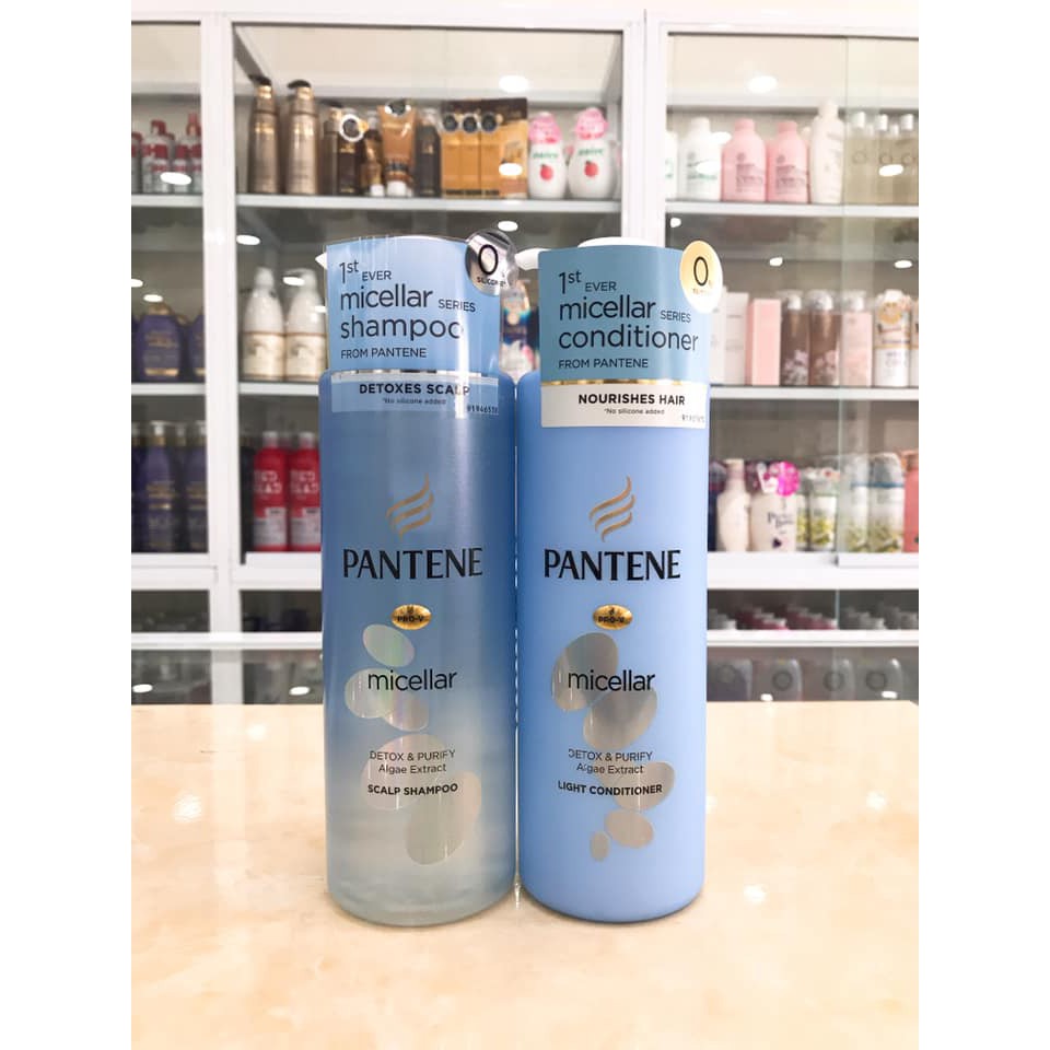 (530ml) Dầu Gội - Dầu Xả Pantene Pro-V Micellar Làm sạch & Dưỡng ẩm Chính Hãng Cty