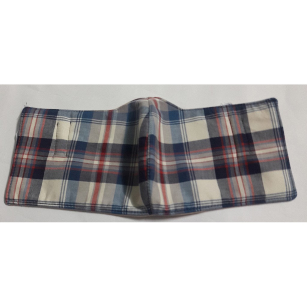 COMBO 5 KHẨU TRANG CHE TAI NAM CARO NHỎ