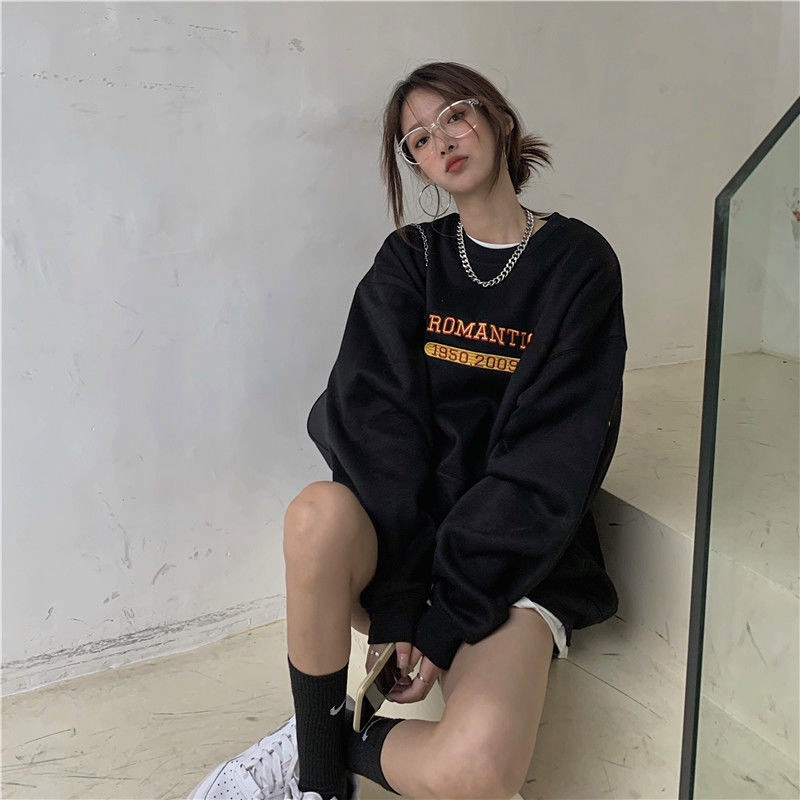 Áo Sweater ROMANTIC UNIVARSEL Nam Nữ unisex phong cách Hàn Quốc cá tính, Chất nỉ bồng đẹp HALEY HD291 | BigBuy360 - bigbuy360.vn