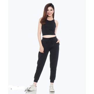 Quần Jogger Nữ Thun Gân ( Hàng VNXK)