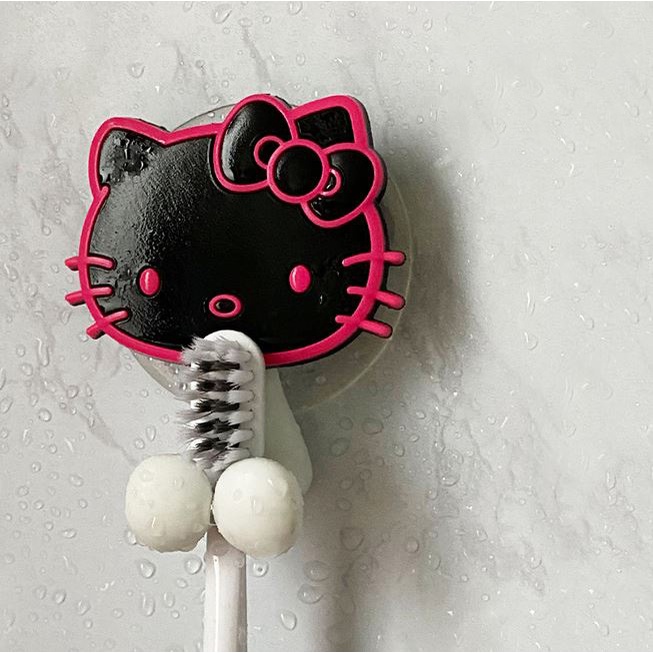 Giá Đỡ Bàn Chải Đánh Răng Điện Gắn Tường Không Cần Khoan Lỗ Hình Mèo Kitty