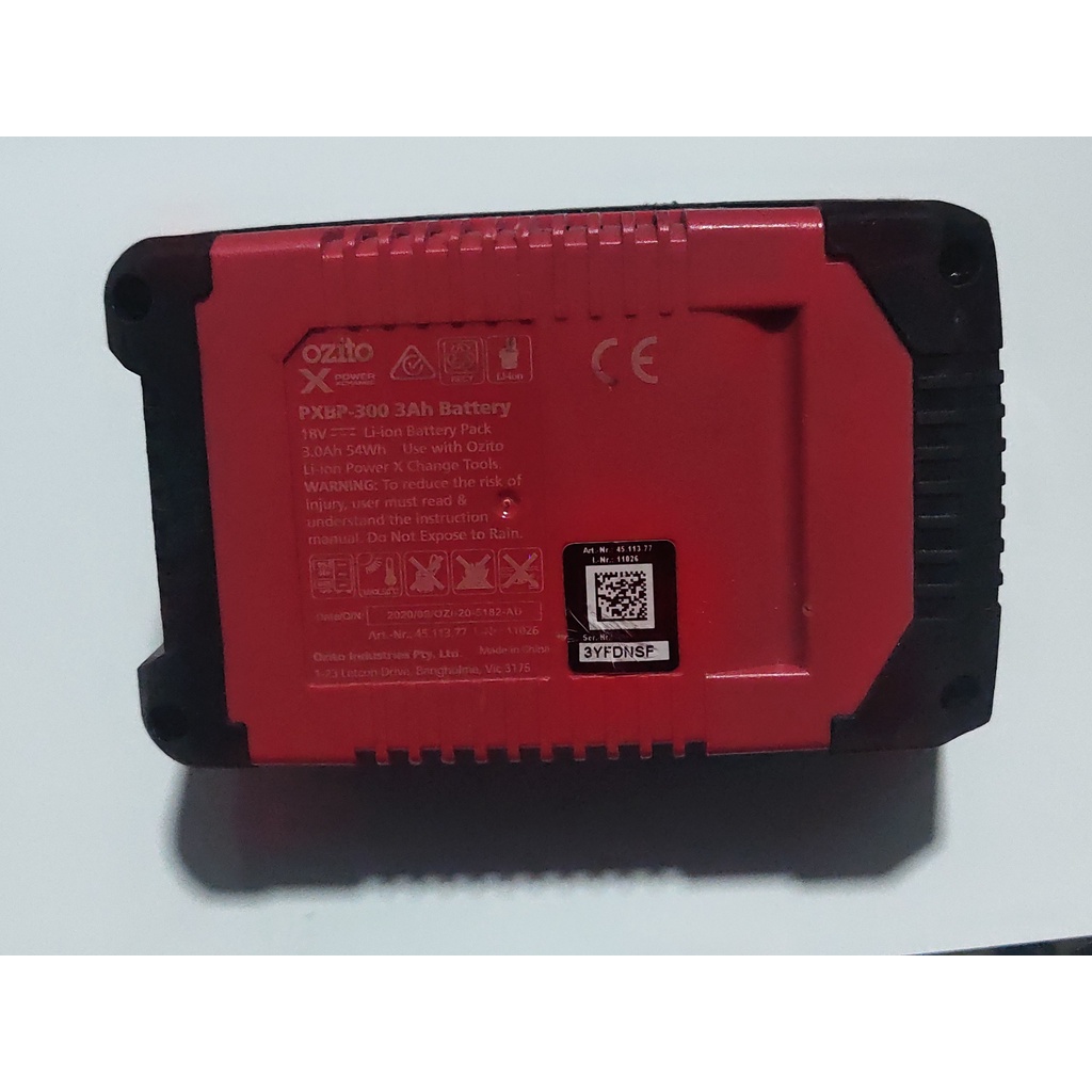 Pin zin theo máy OZITO 18V 21V Power X Change 1.5Ah, 2.0Ah, 2.5Ah, 3.0Ah, 4.0Ah