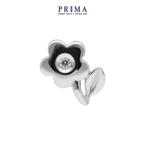 PRIMA Bông Tai Kim Cương - Vàng 18K - Bông Hoa (1 chiếc) - BST Mono Chic - 105E1233