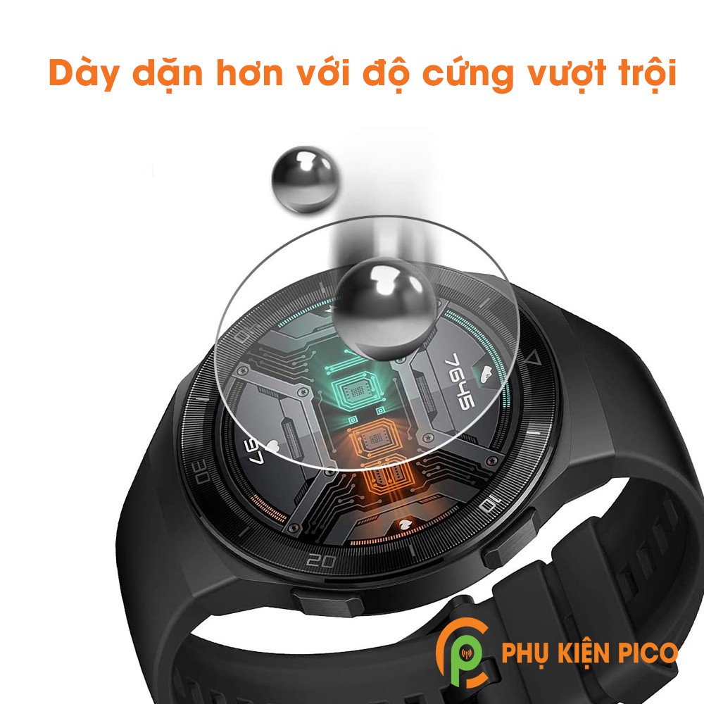 Cường lực Huawei Watch GT 2e trong suốt - Dán màn hình đồng hồ Huawei Watch GT 2e chống xước bảo vệ màn hình