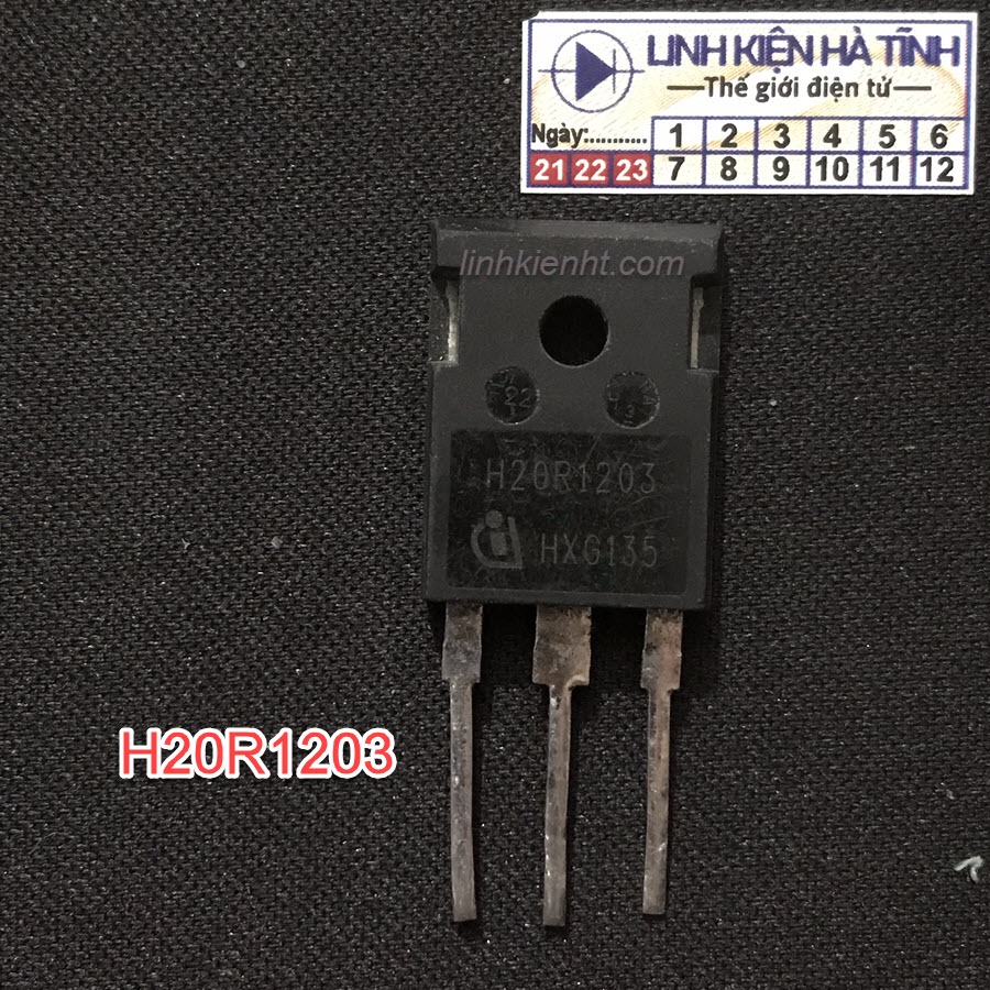 IGBT bếp từ H20R1203  tháo máy chân dài