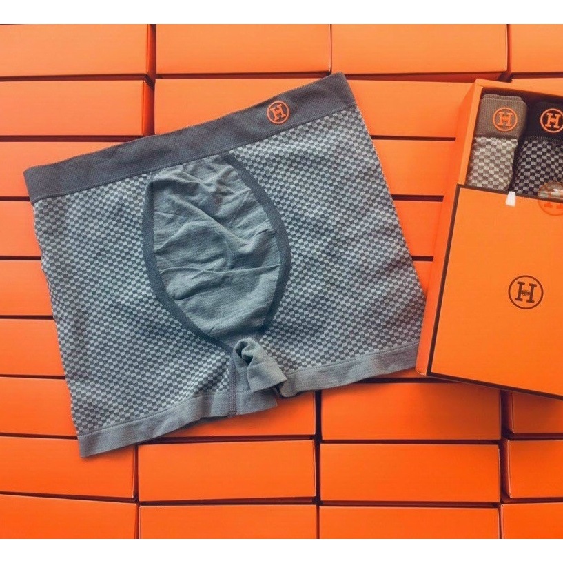 Hộp 3 Quần Lót Nam chữ H, Quần Đùi Nam co giãn 4 chiều thấm hút Cao Cấp