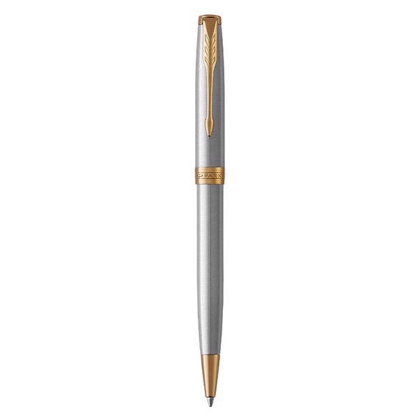 [Chính Hãng] Bút Bi Ký Cao Cấp Parker Sonnet Đ-STAIN Steel  Mạ Crom Nét Bút 1.0mm (Hàng Nhập Khẩu Pháp)