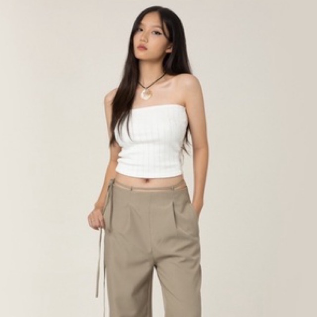 BAE TUBE TOP - Áo ống vải sọc có lót dày dặn co giãn - Newby Shop | BigBuy360 - bigbuy360.vn