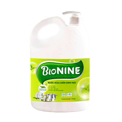 Nước rửa chén Bionine sinh học (hương trà xanh, quế)