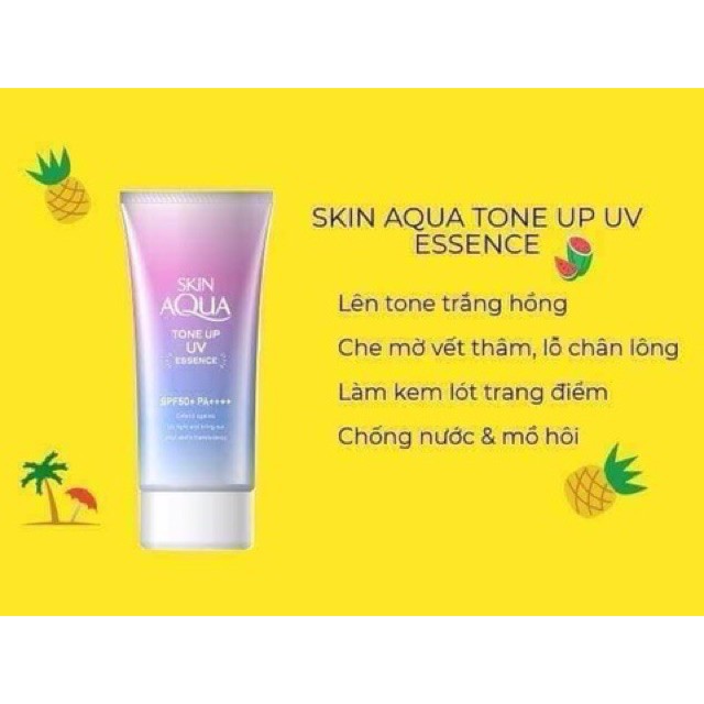 Kem Chống Nắng SKIN AQUA TONE UP UV SPF 50+ Nhật Bản 80g.